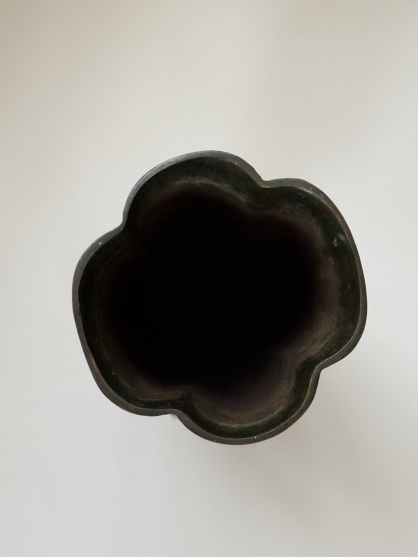Bronze Vase by GAB, 1930s