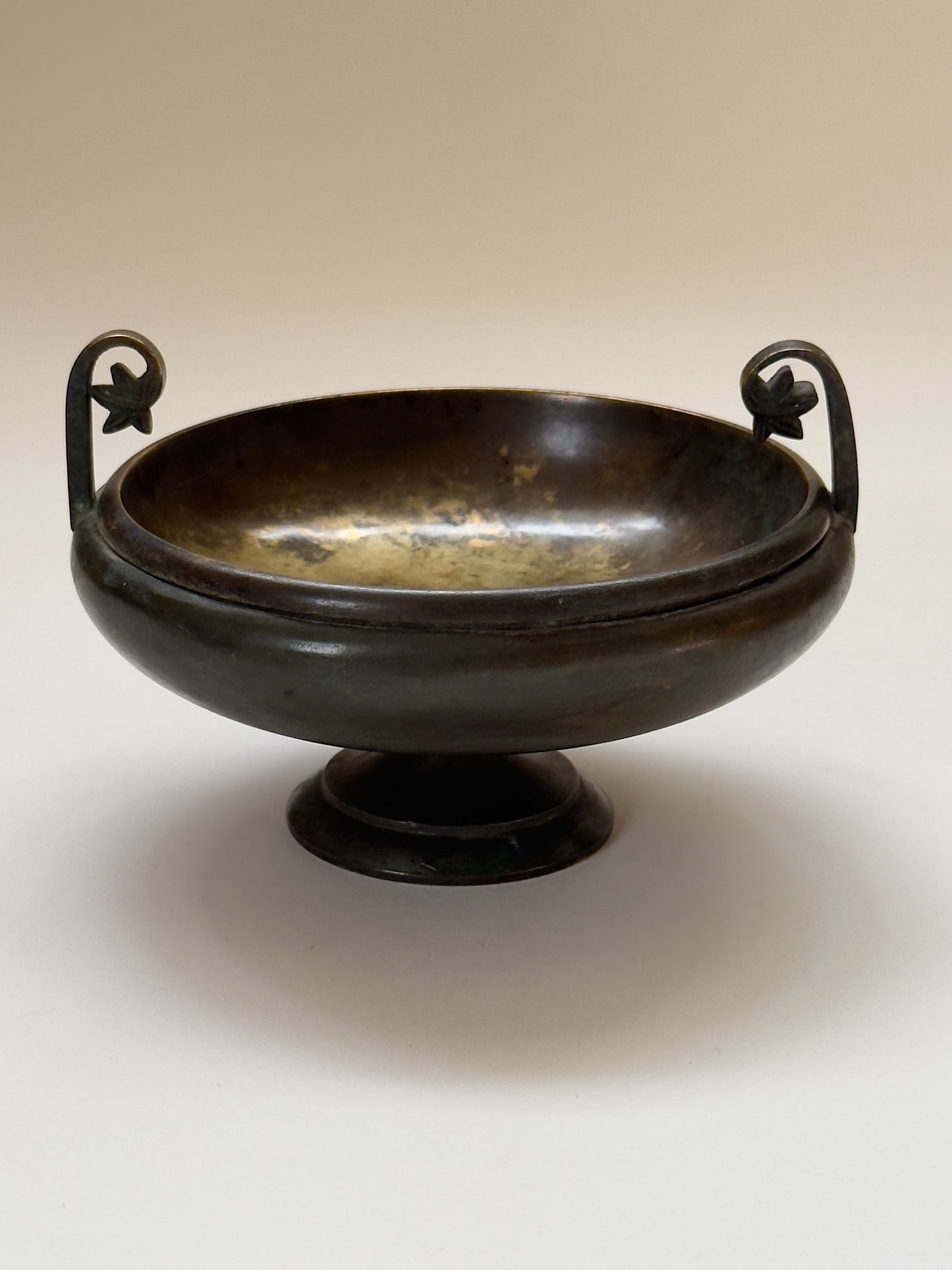 Sculptural Bronze Bowl
