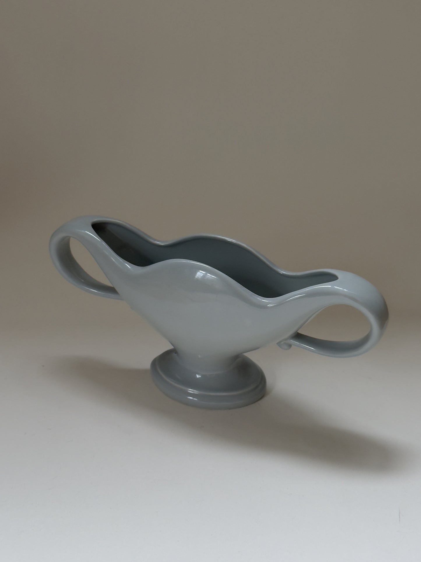 Fulham Pottery Mantle Vase in Powder Blue, 1930s