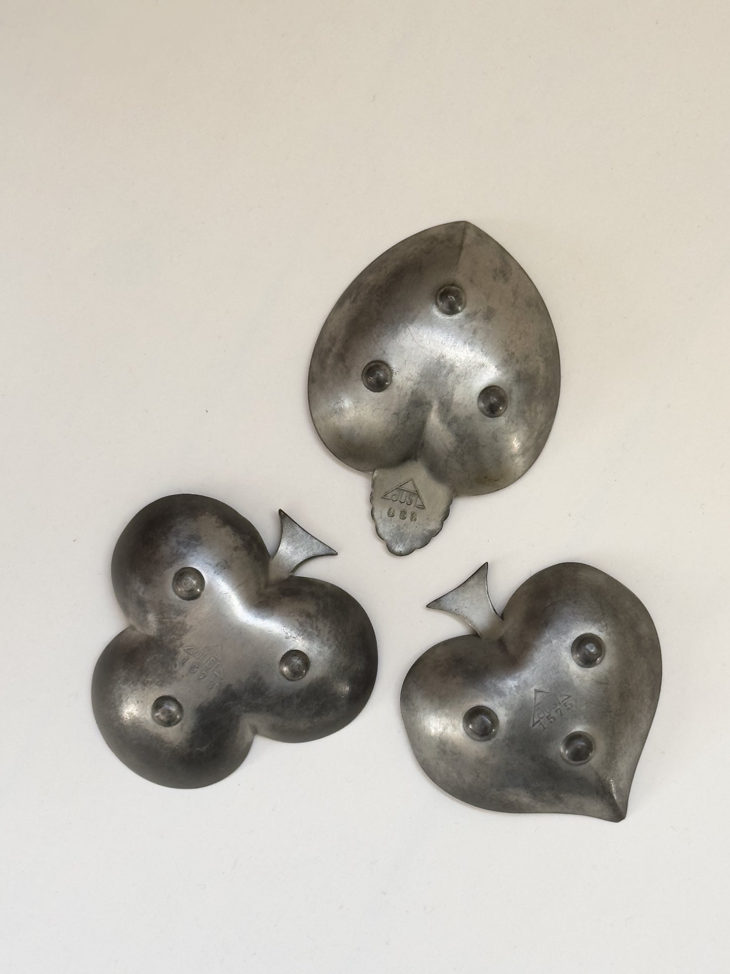 Trio of Just Andersen Pewter Dishes