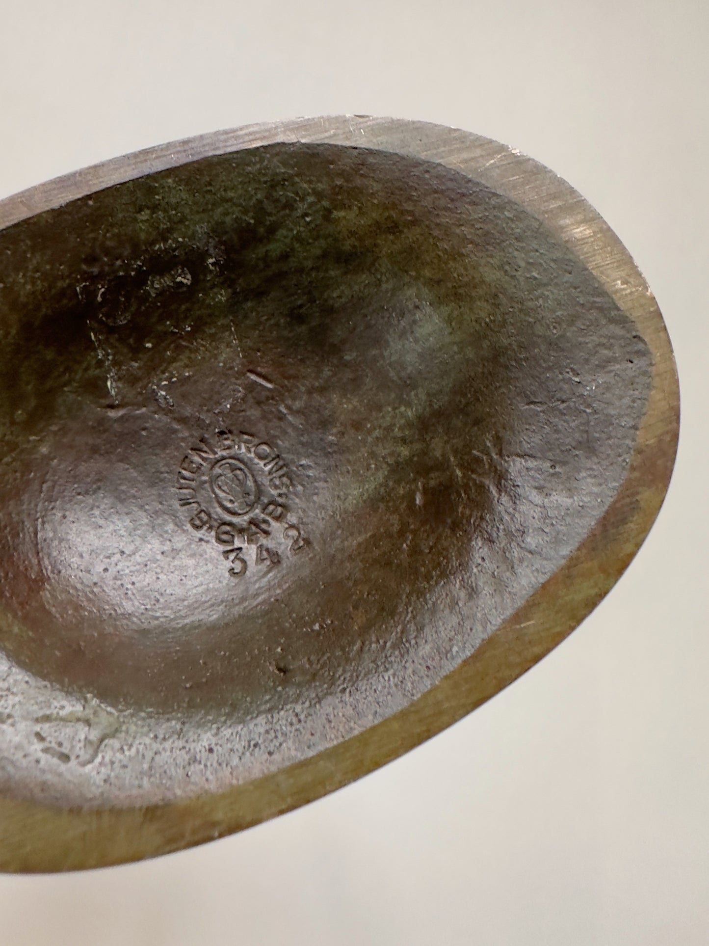 GAB bronze vase