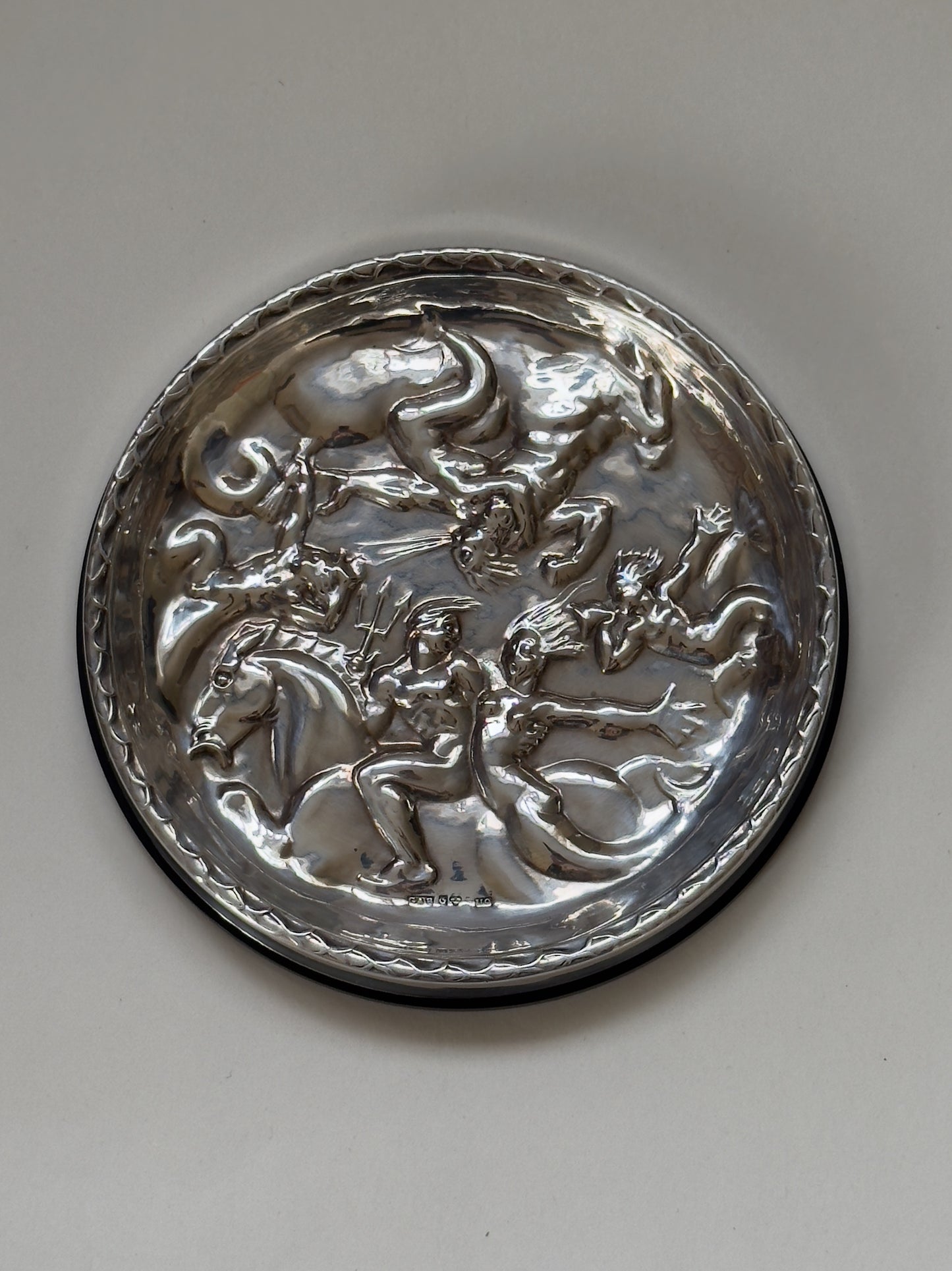 Carl Milles Silver & Bakelite Tray (After), GAB