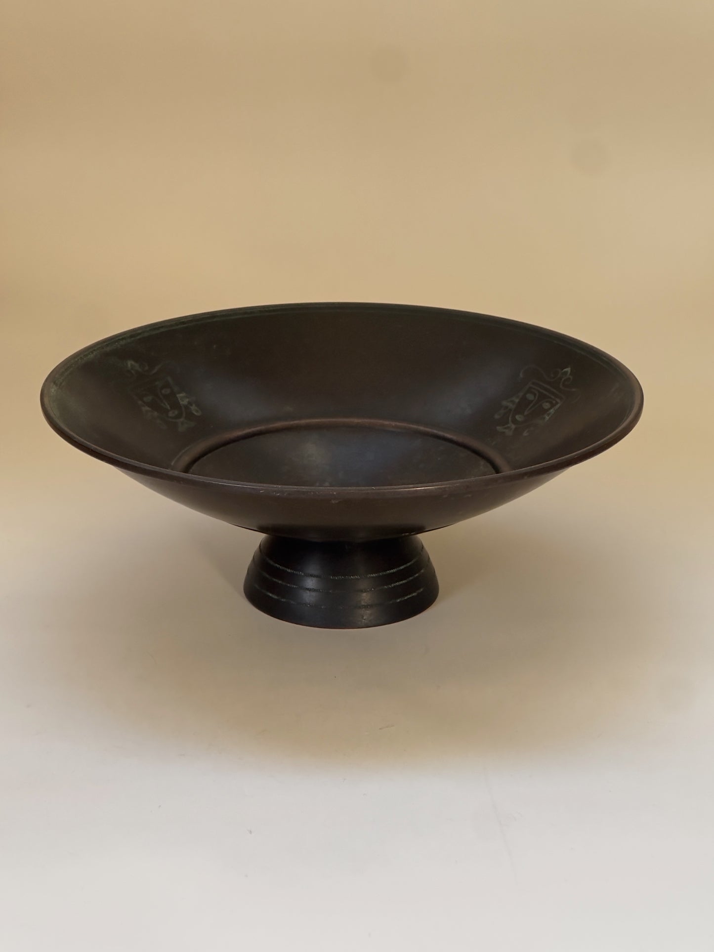 Bronze Bowl on foot