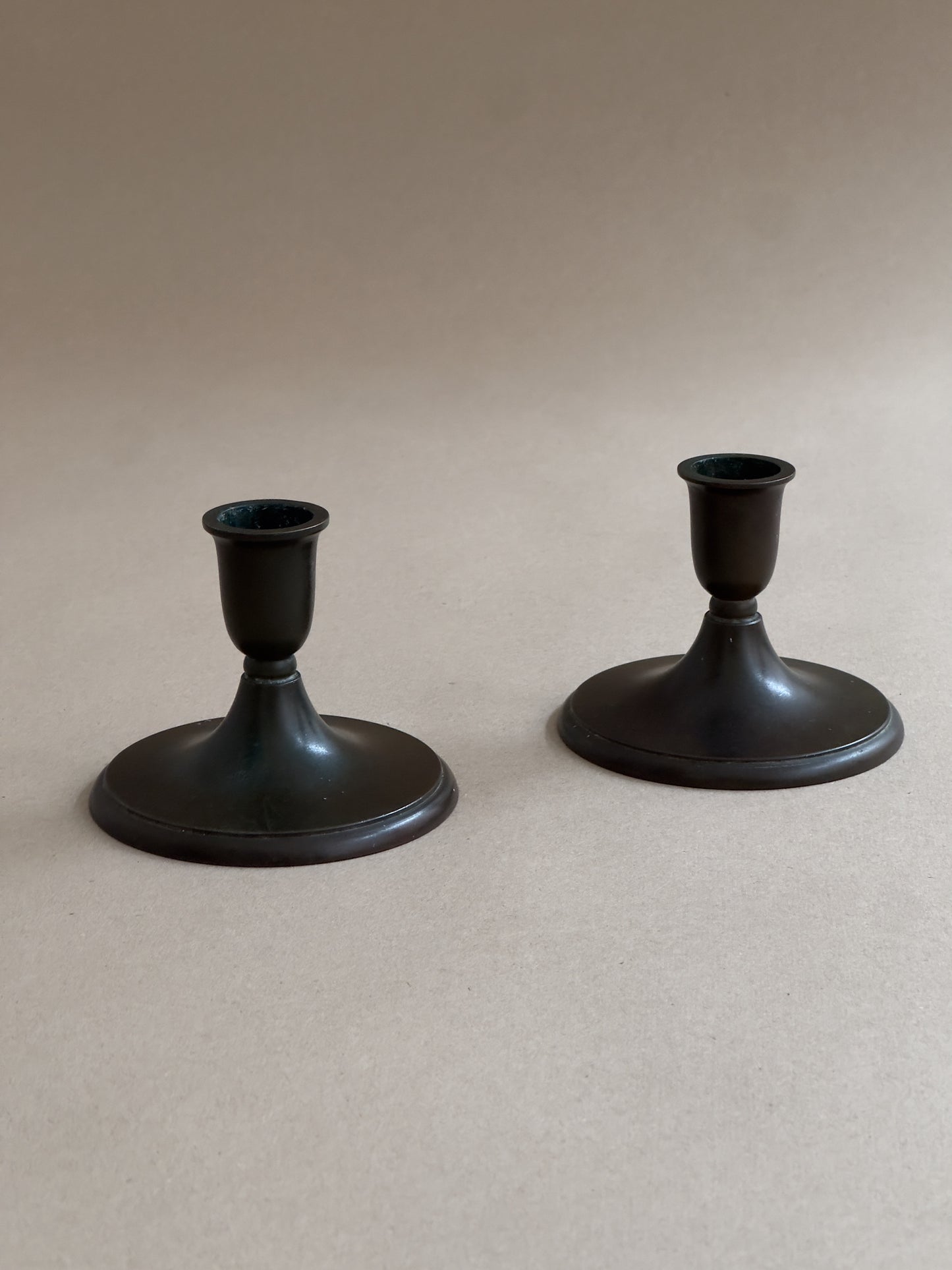 GAB Bronze Candlesticks