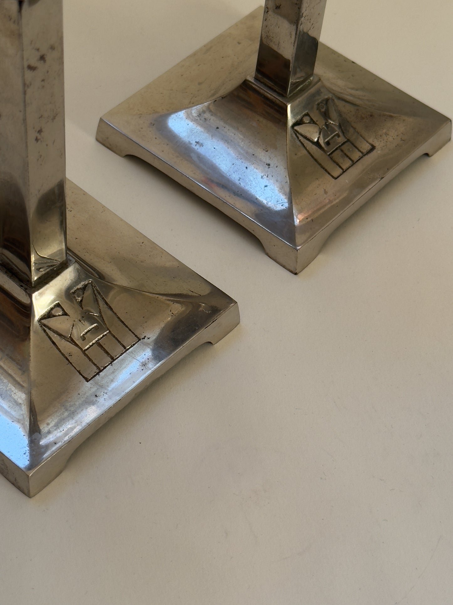 Pair of Art Deco Candlesticks, 20s/30s