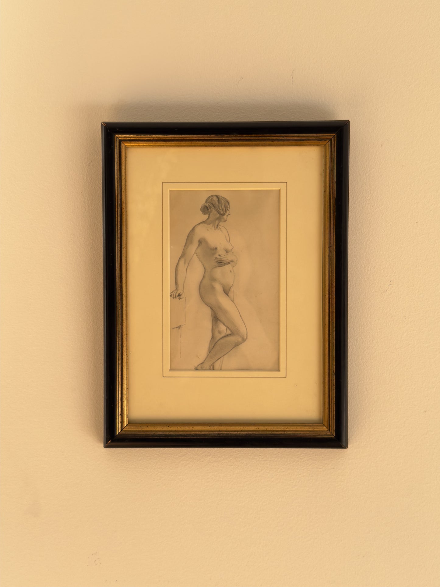 19th-Century Nude in Profile