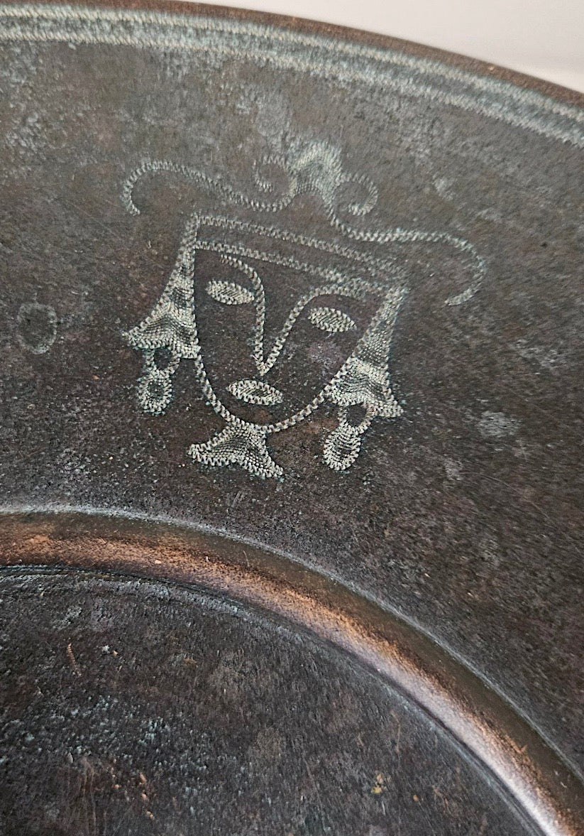 Bronze Bowl on foot