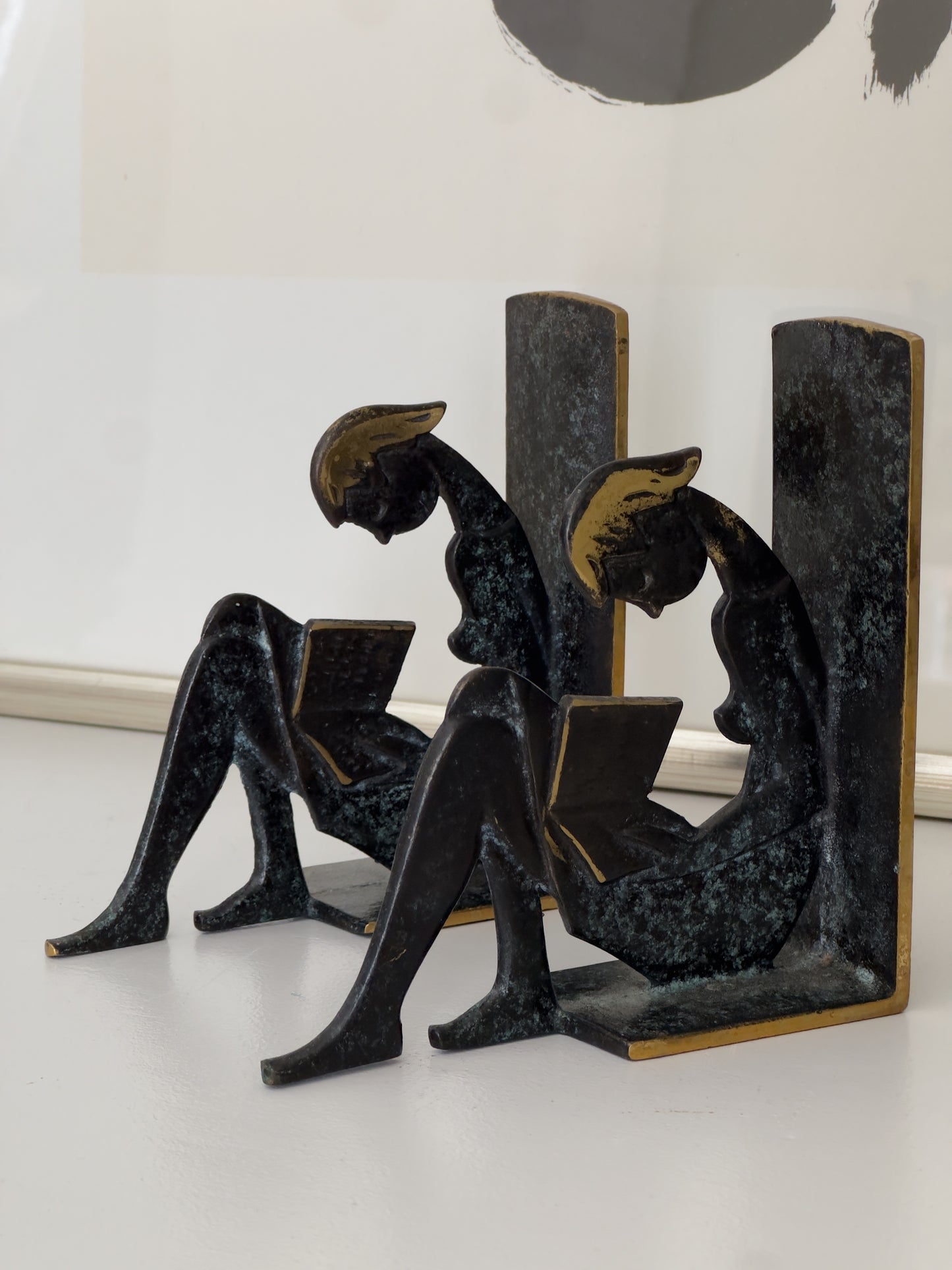 Brass Bookends