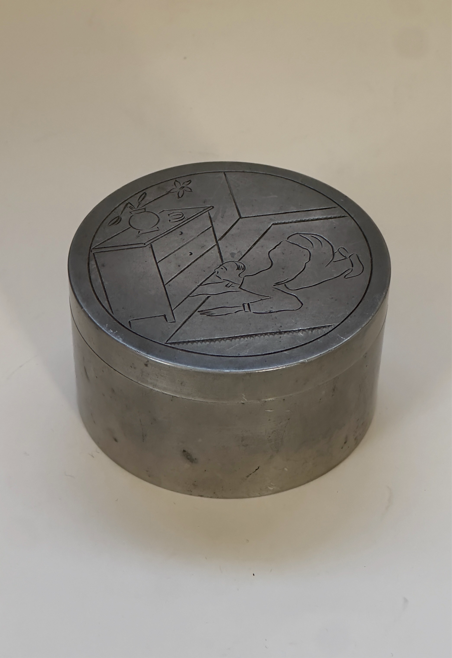Sylvia Stave Pewter Jar