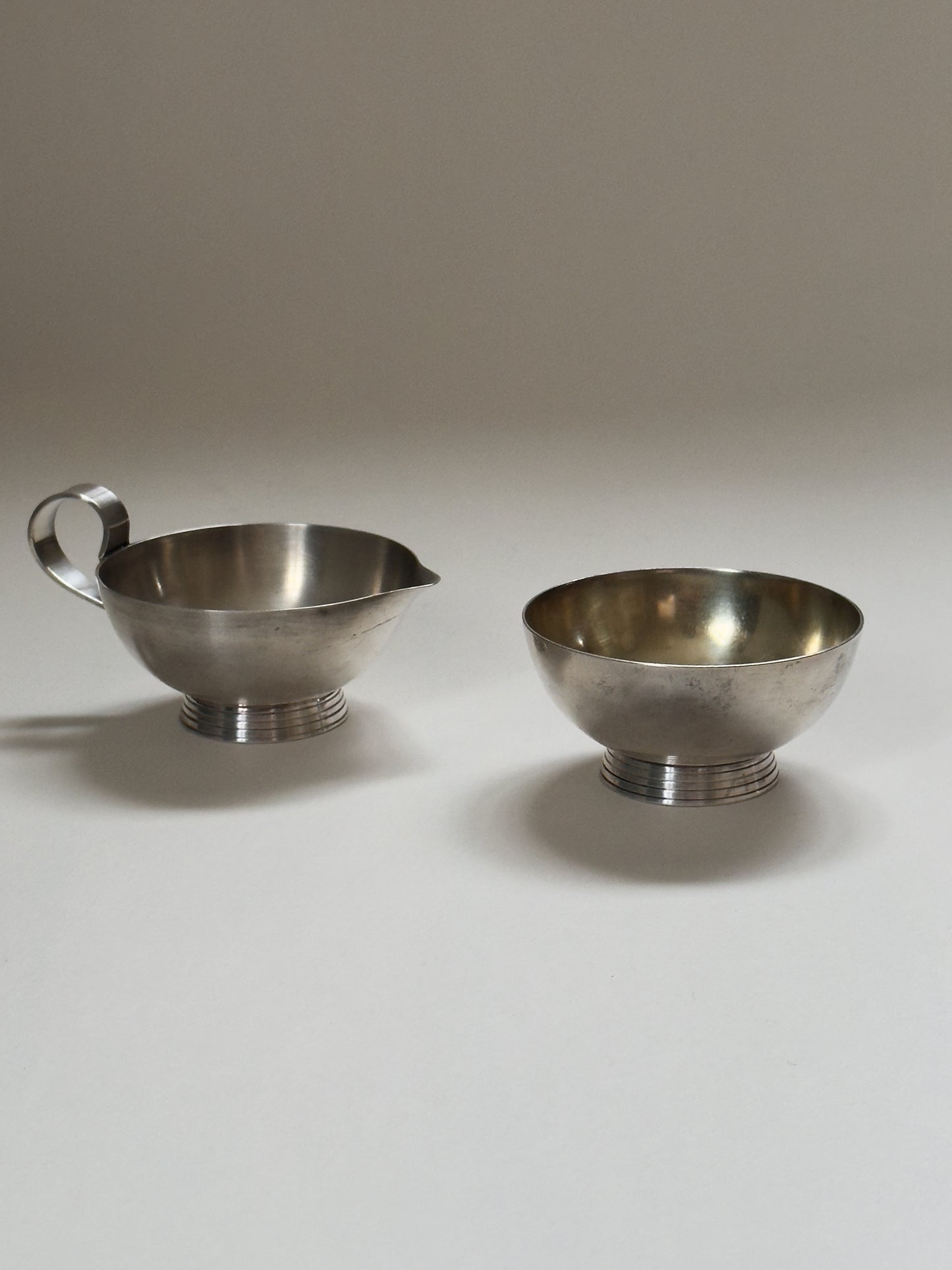 GAB Sugar bowl and Creamer