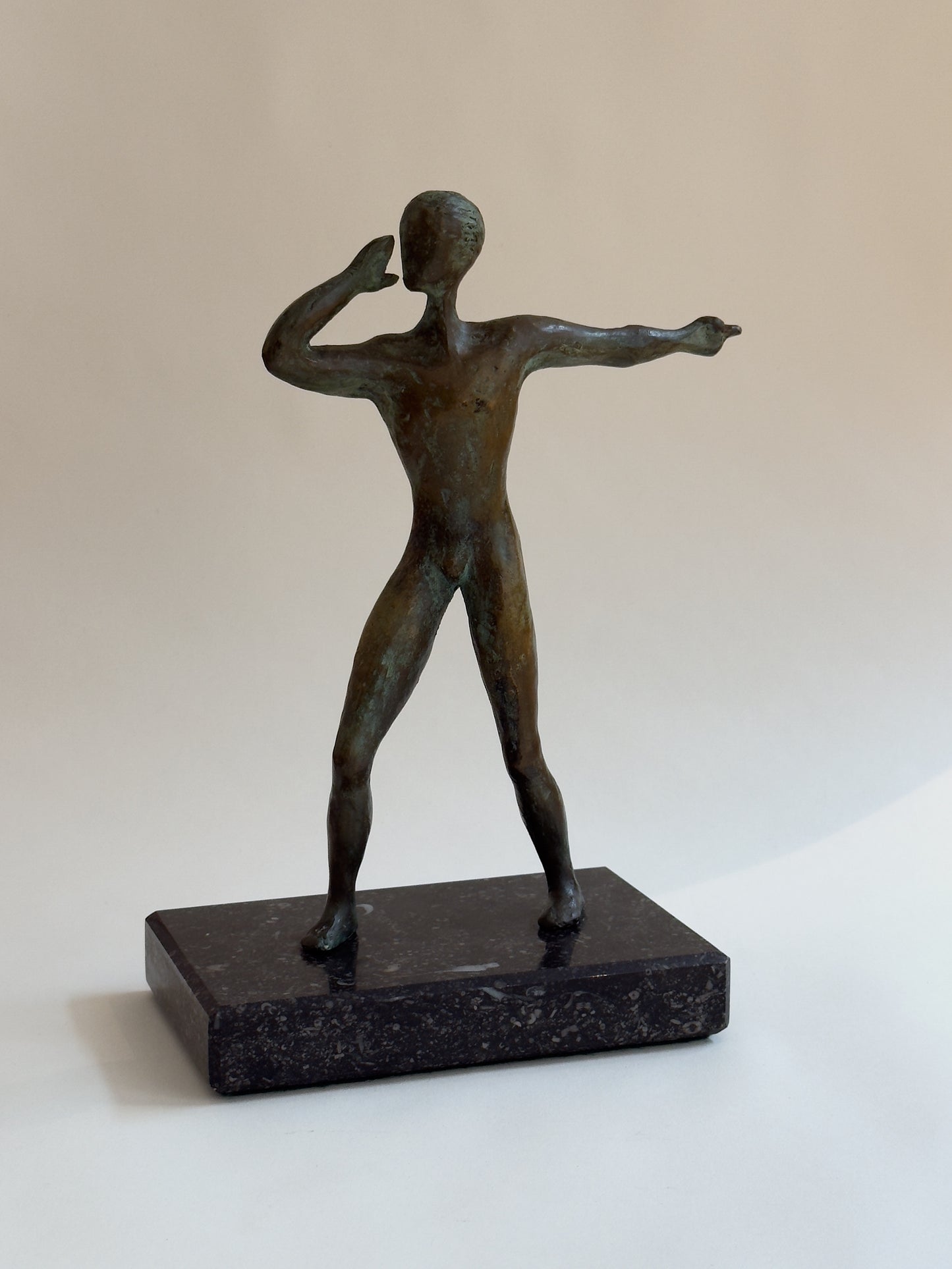 Bronze Sculpture The Silent Herald by E. van Daalen (reserved)