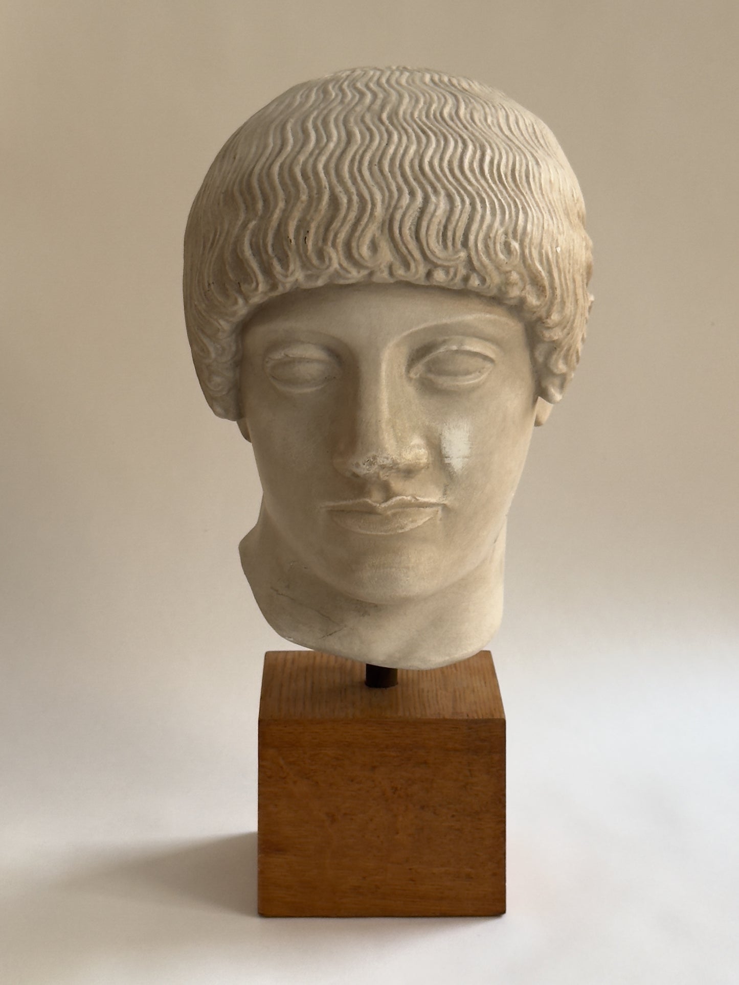 Classical Greek Bust, Blond Ephebe of the Acropolis