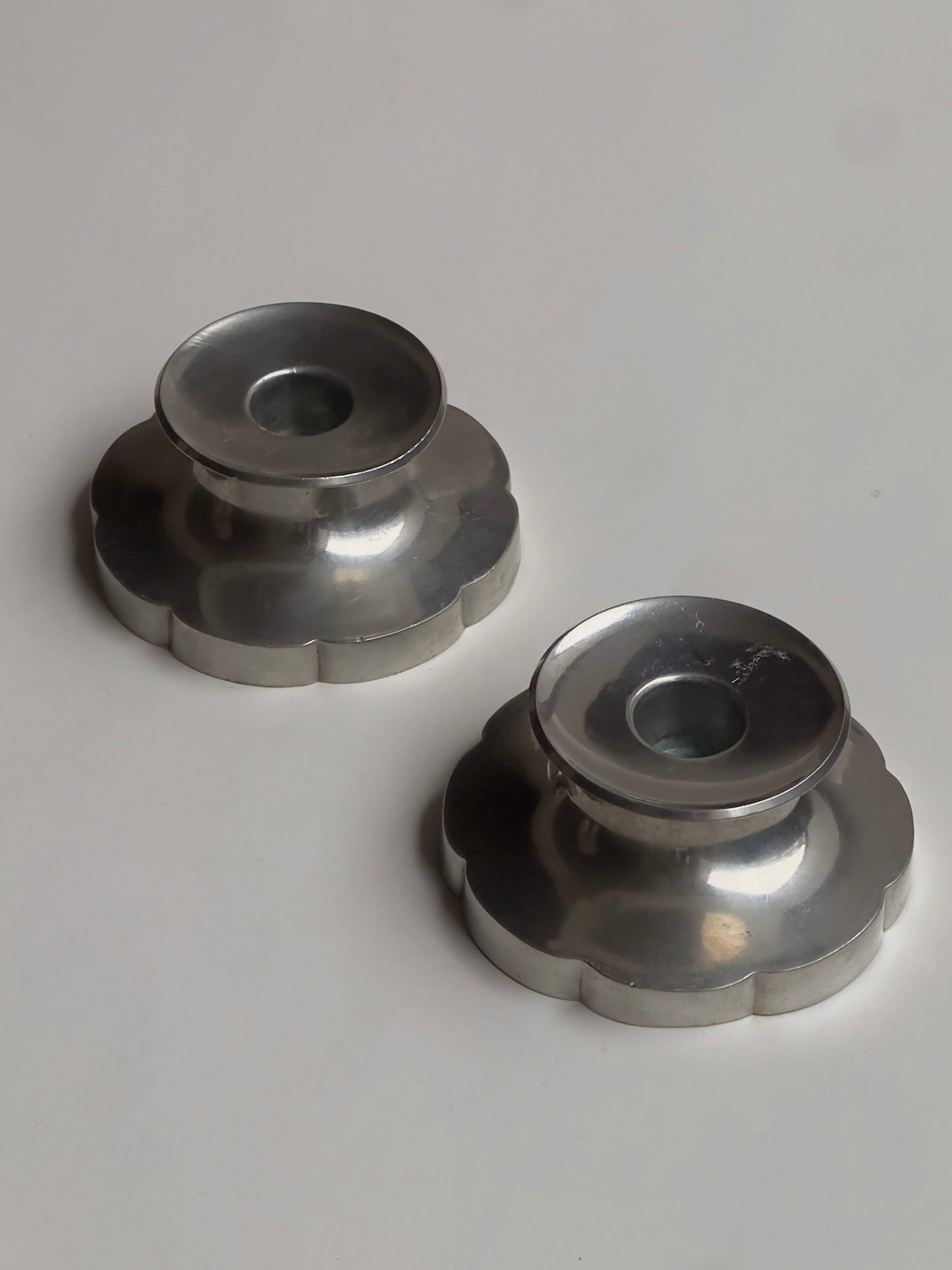 Just Andersen Pewter Candlesticks