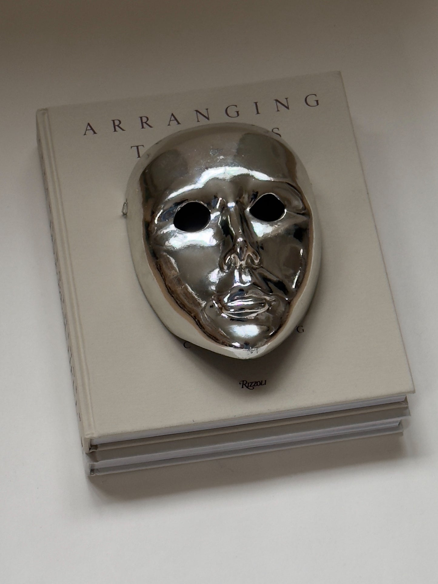Vintage Cast Metal Mask