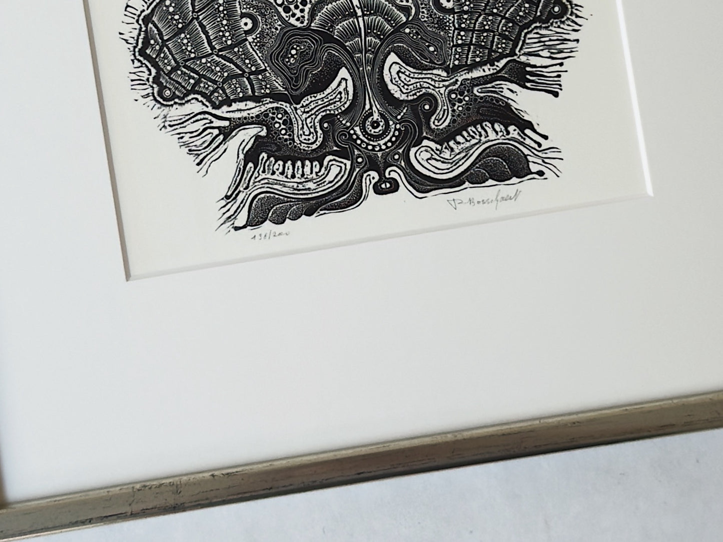 Abstract Engraving by Renaat Bosschaert, V