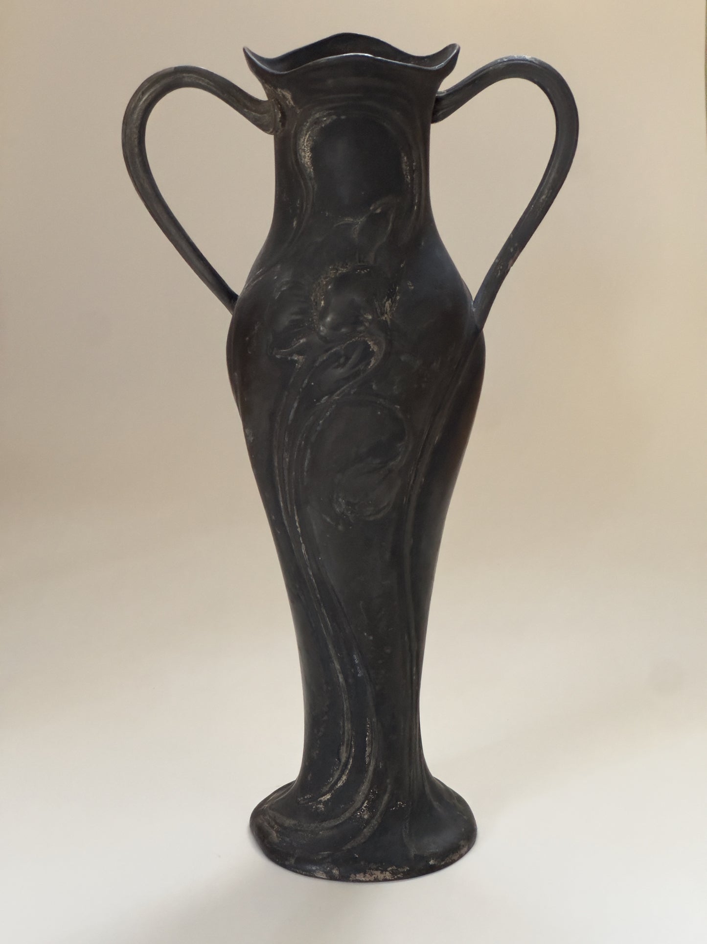 Art Noveau Pewter Vase