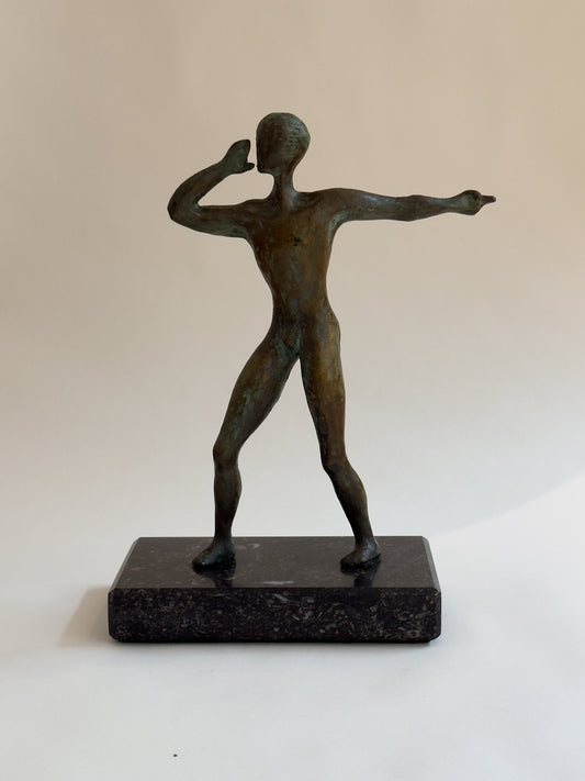 Bronze Sculpture The Silent Herald by E. van Daalen (reserved)