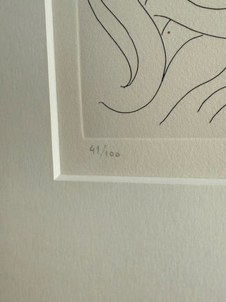 Henri Matisse Signed Etching