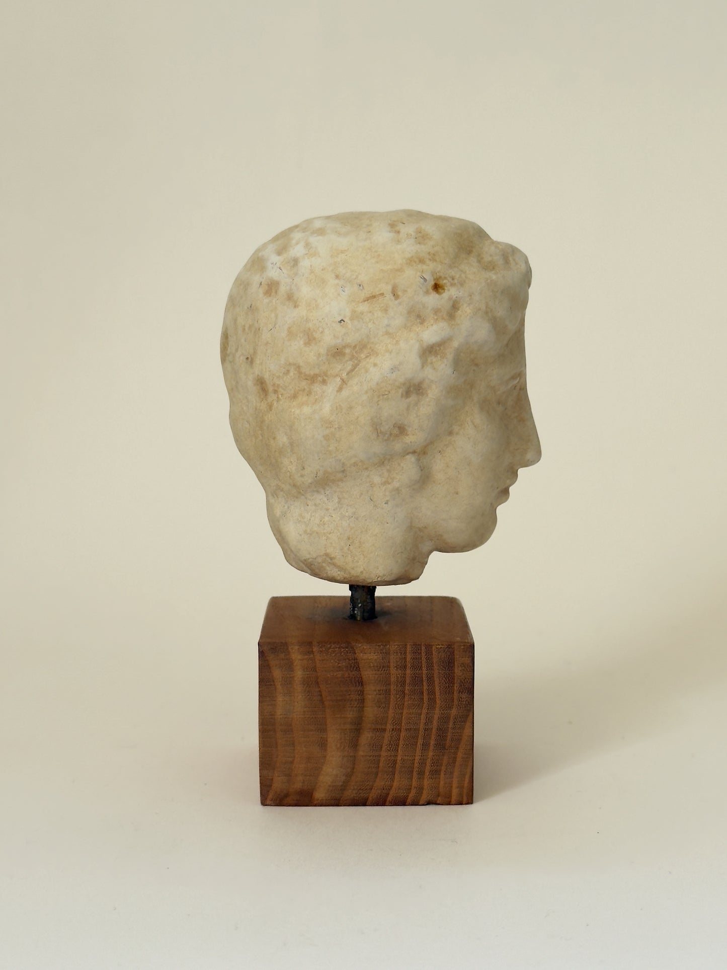 Small Bust on Wooden Base
