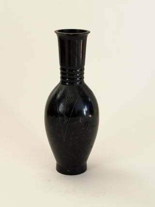 Japanese Bronze Vase, Showa Period, 1959