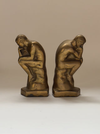 Pair of Brass Bookends, 1930s