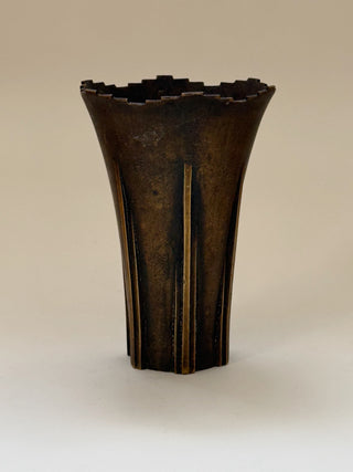 Art Deco Bronze Vase, 1930s