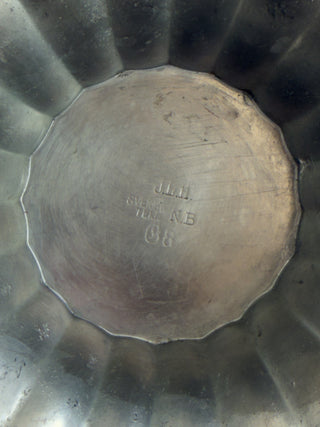 Swedish Grace Pewter Bowl on Foot, J.L. Hultman, c. 1930s