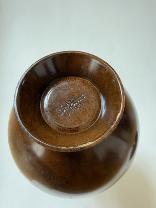 Art Deco Bronze Vase with Handles