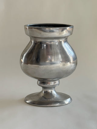 Cast Aluminium Modernist Vase