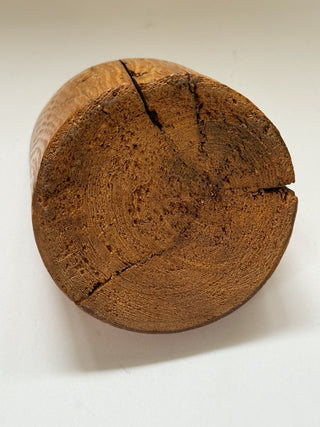 Face Sculpture on Wooden Pedestal