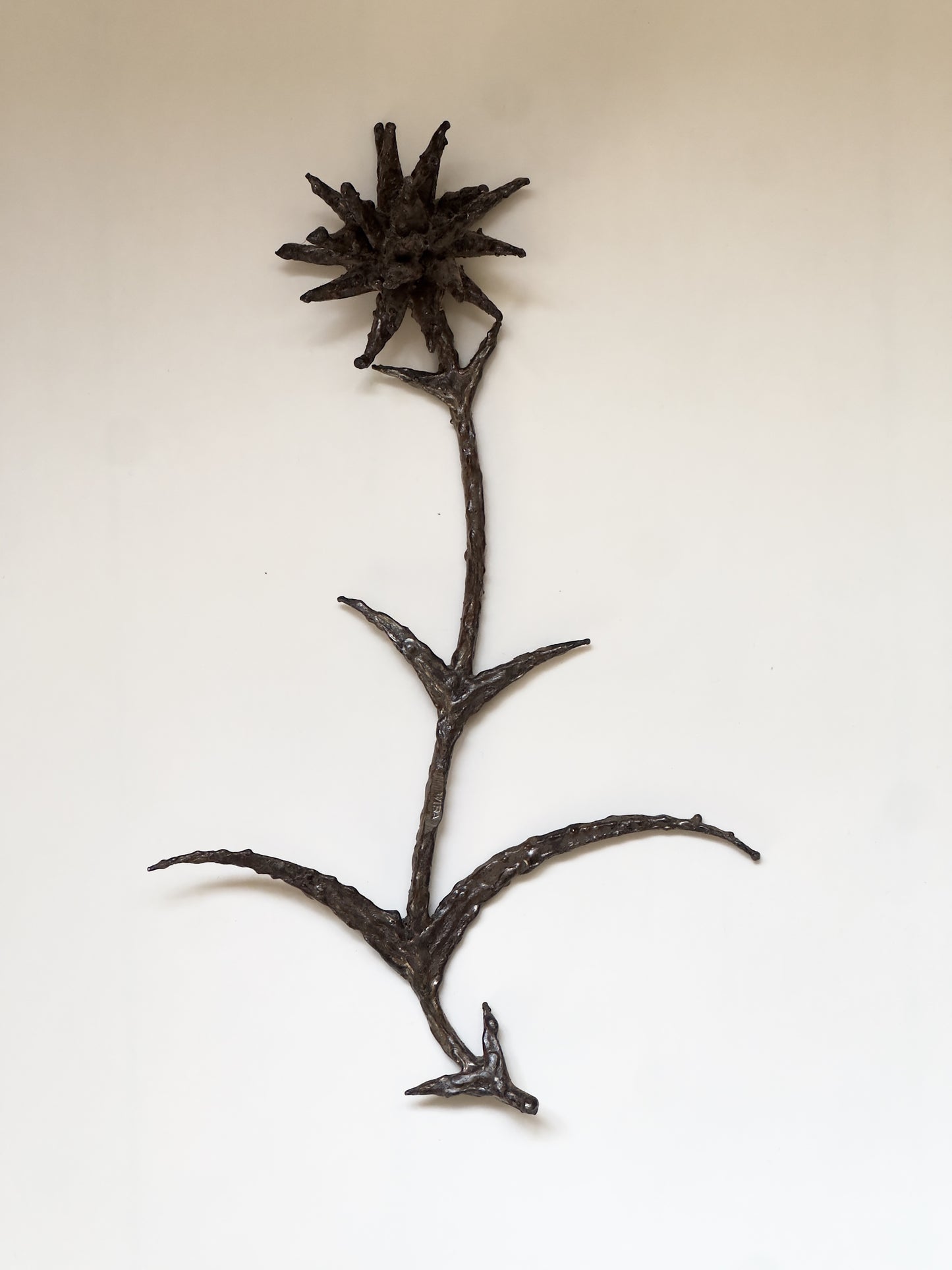 Brutalist Flower Sculpture