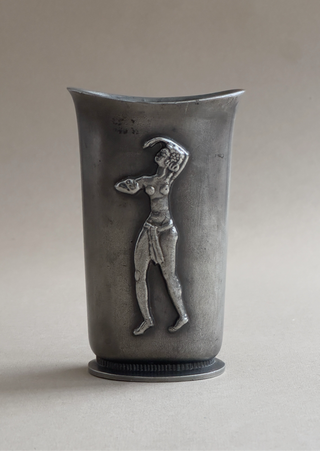 Art Deco vase in Cast Pewter, GAB