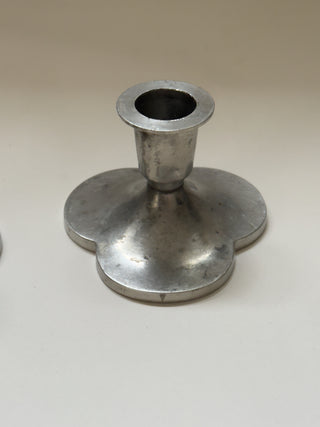 Pair of Pewter Candlesticks by Just Andersen
