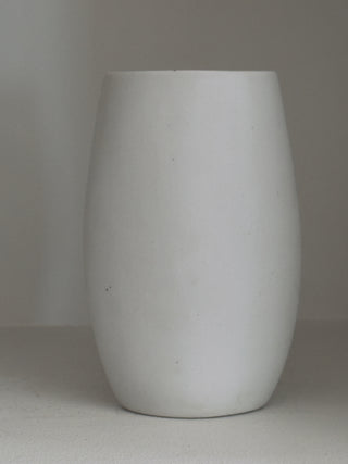 Pale Blue Vase with Silver Inlaid Florals