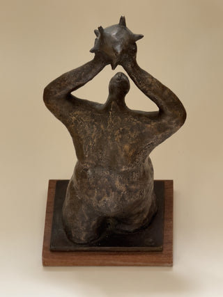 Bronze Sculpture on Wooden Plinth (reserved)