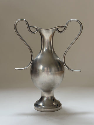 Sculptural Pewter Vase by Ernst Svedbom, 1968