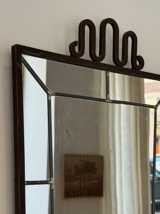 Swedish Grace Mirror, Attributed to Arvid Böhlmarks Lampfabrik, 1930s