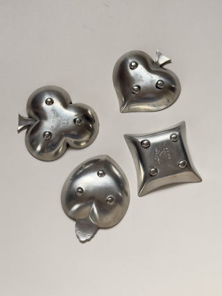 Set of Four Pewter Dishes by Just Andersen, Denmark