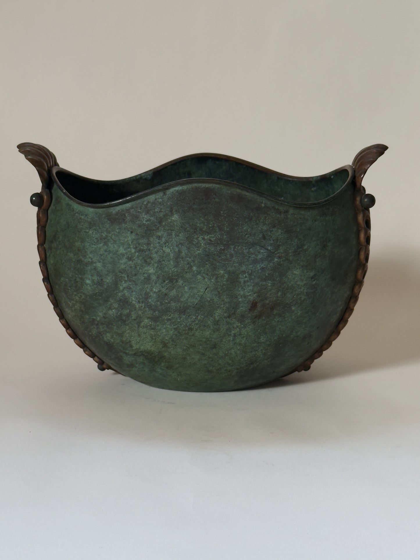 Patinated Bronze Vase, Early 20th Century