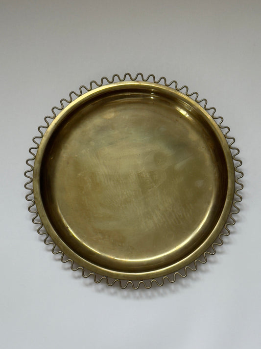 Modernist Brass Tray, 1940s–50s
