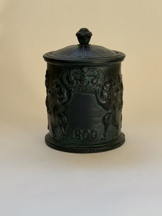 Antique Cast Iron Tobacco Jar I