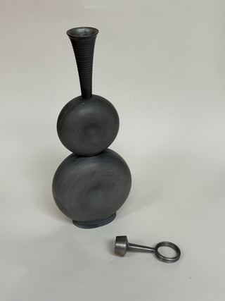 Modernist Pewter Decanter