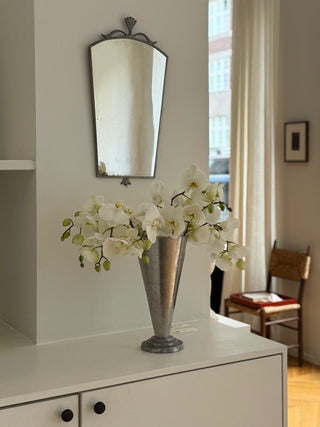 Large Sculptural Metal Vase