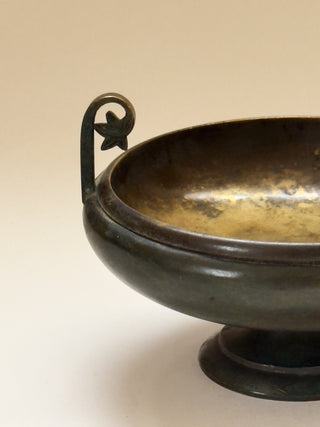 Sculptural Bronze Bowl