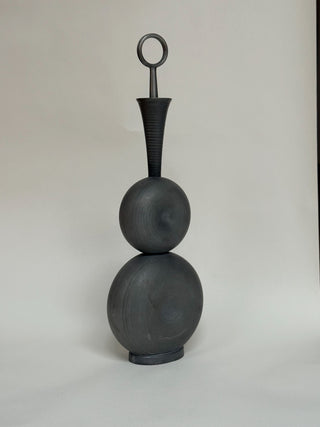 Modernist Pewter Decanter