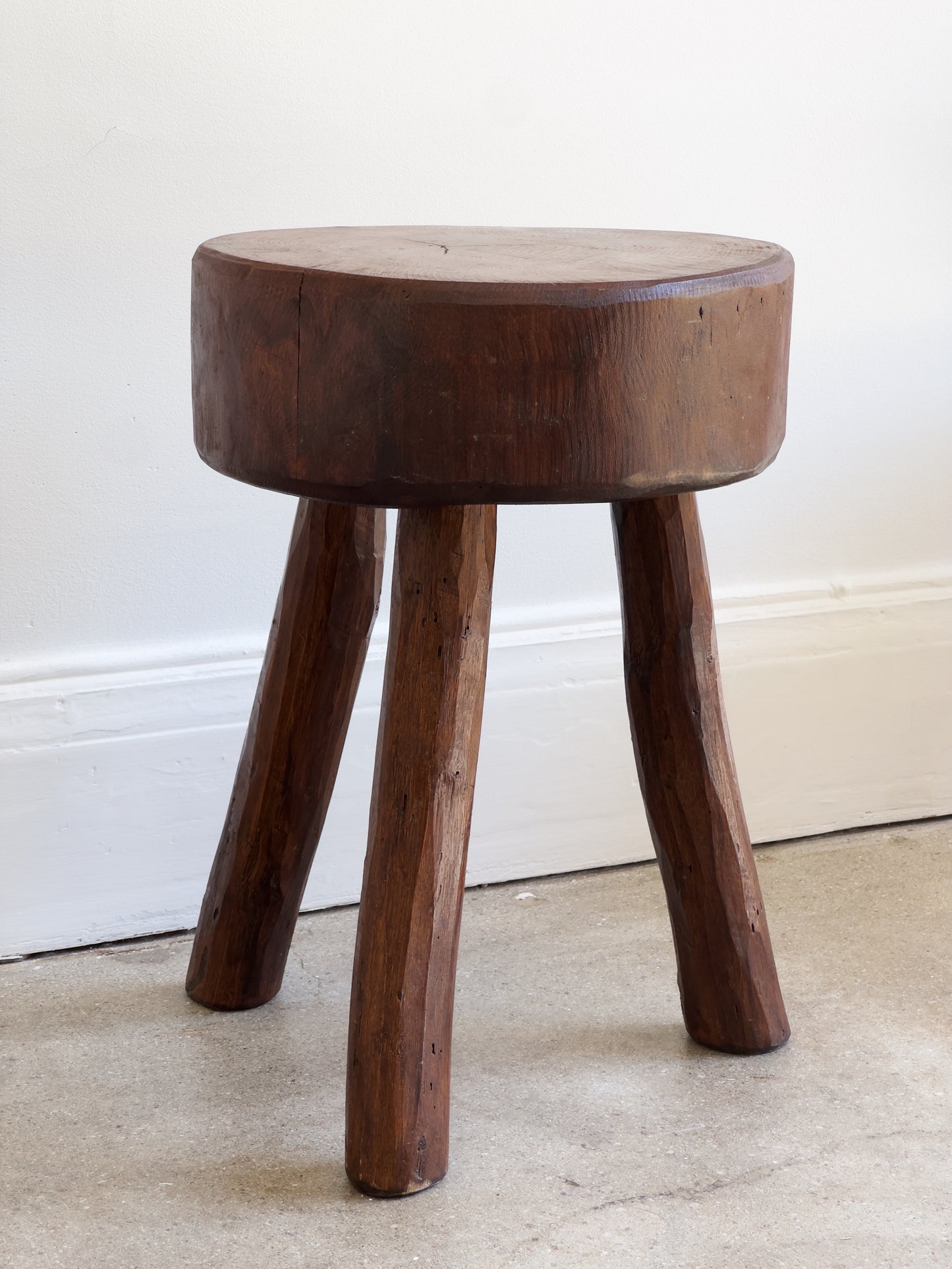 Oak Tripod Stool