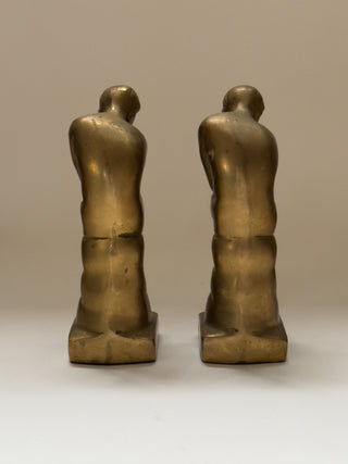 Pair of Brass Bookends, 1930s