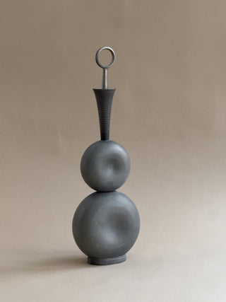 Modernist Pewter Decanter
