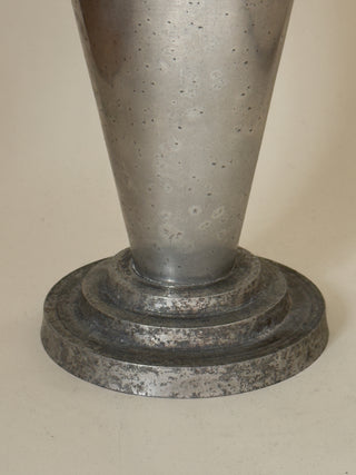 Large Sculptural Metal Vase