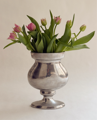 Cast Aluminium Modernist Vase